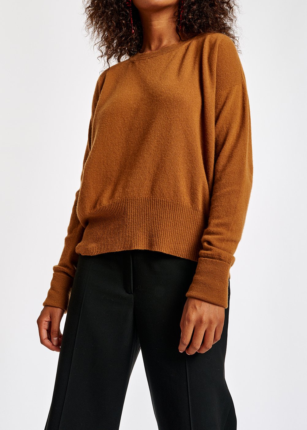 Pull camel en mélange de mérinos RE—SSENTIEL seconde main photo 6