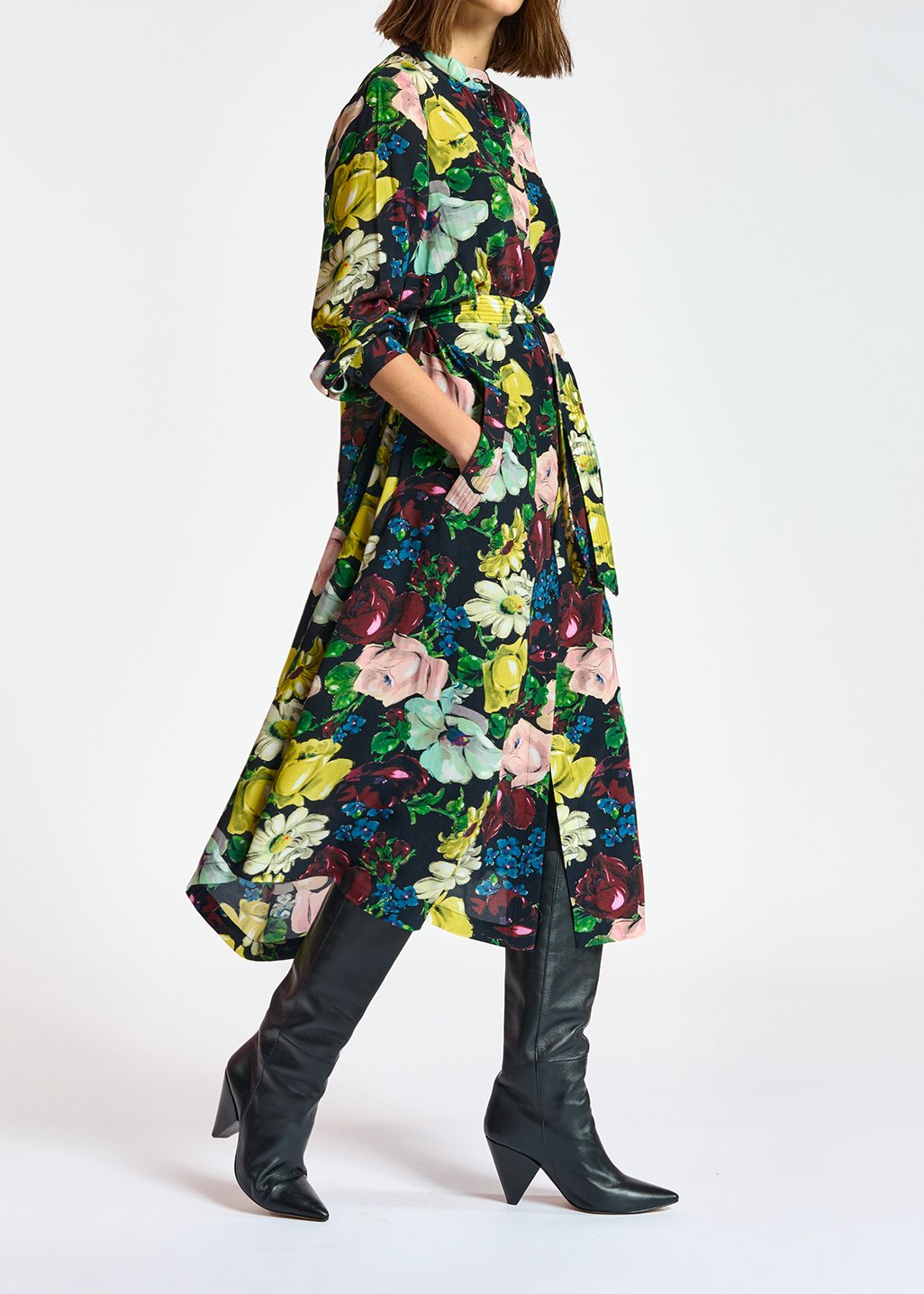 Aspiration wide mididress RE—SSENTIEL second-hand photo 3