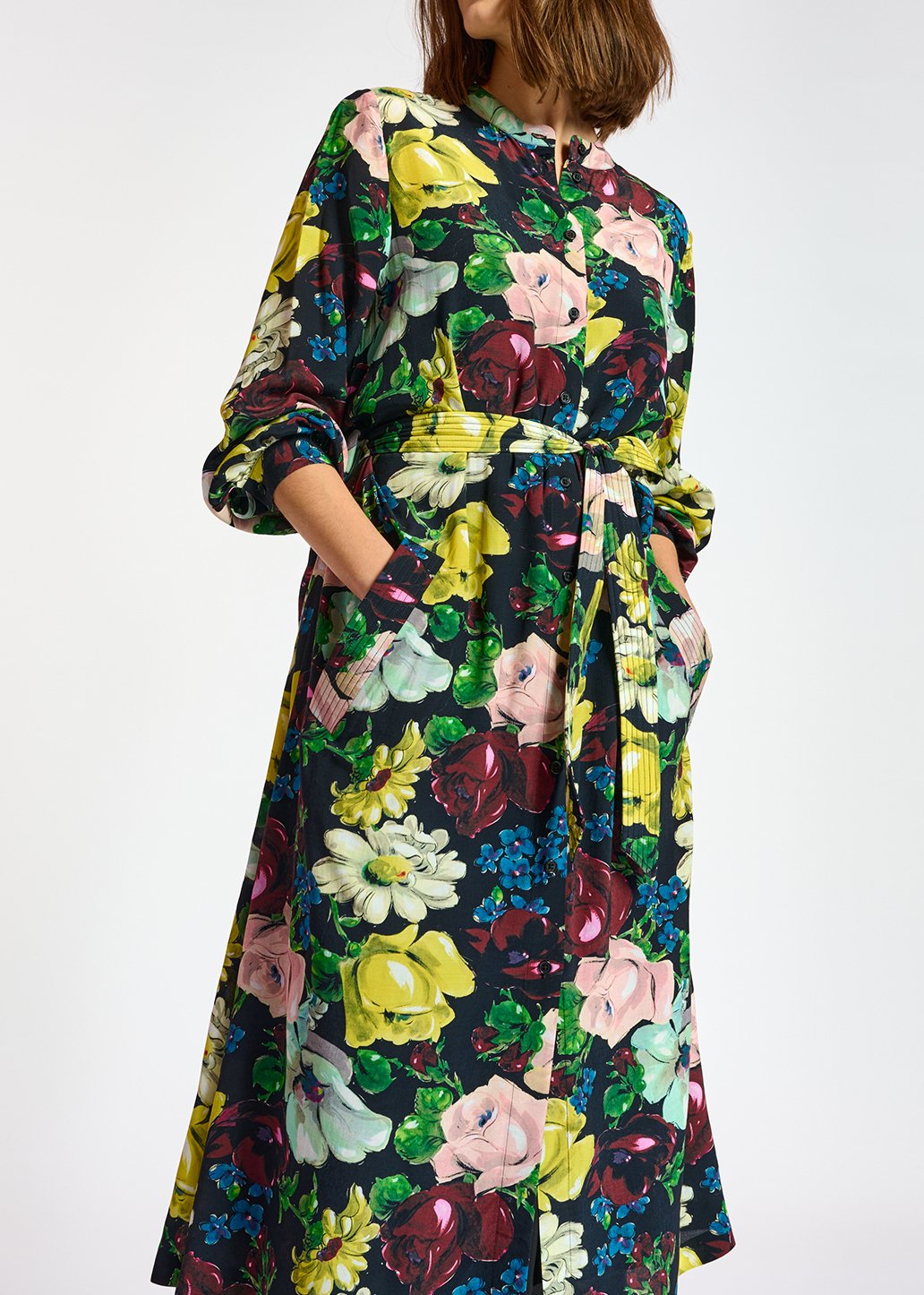 Aspiration wide mididress RE—SSENTIEL second-hand photo 4
