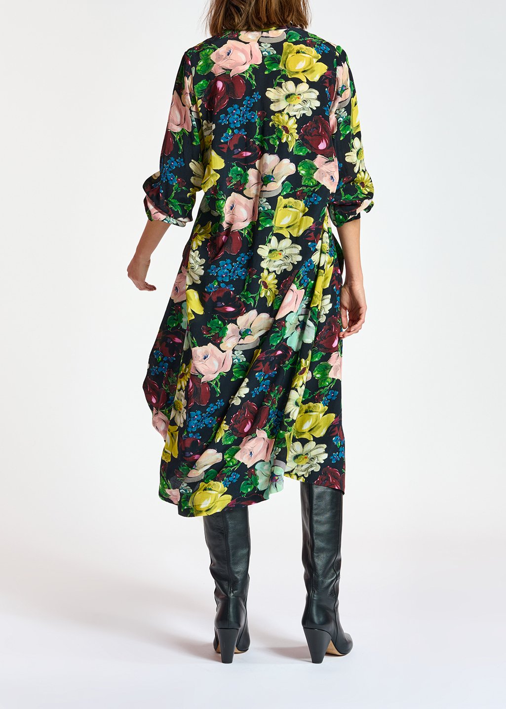 Aspiration wide mididress RE—SSENTIEL second-hand photo 5