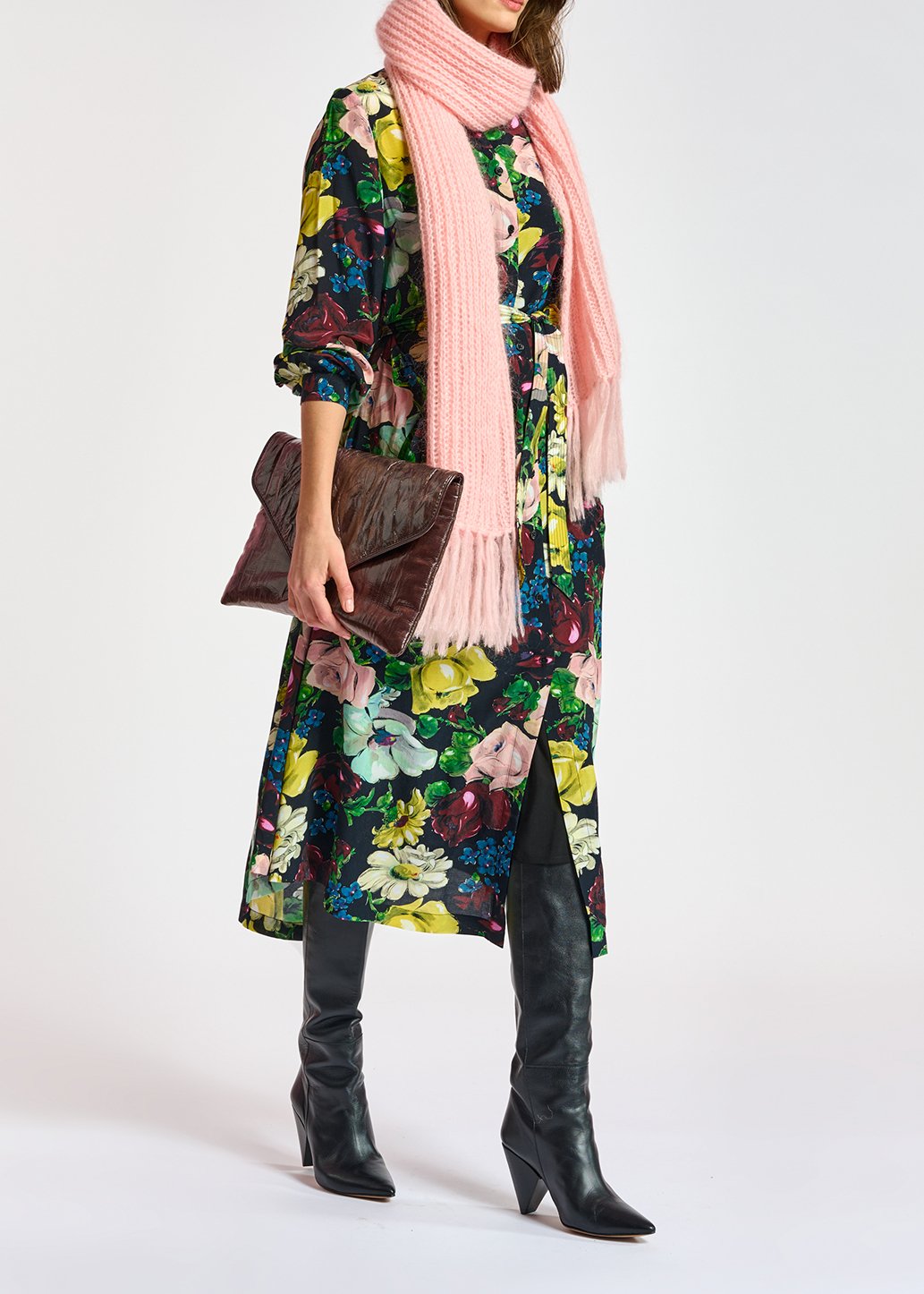Aspiration wide mididress RE—SSENTIEL second-hand photo 7