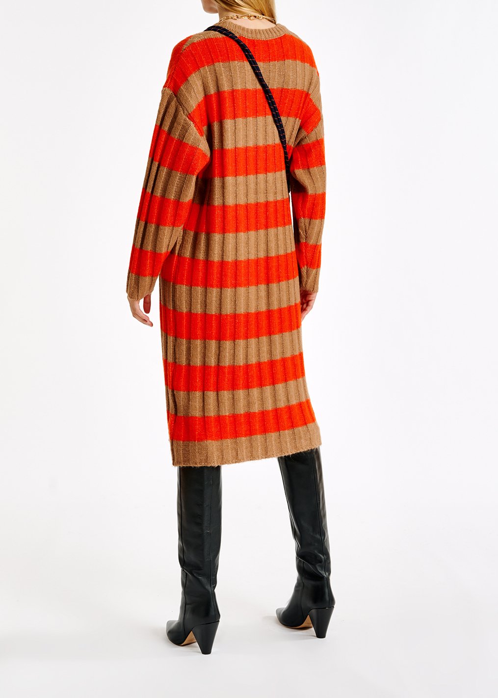 Astripes long jurk RE—SSENTIEL tweedehands photo 4