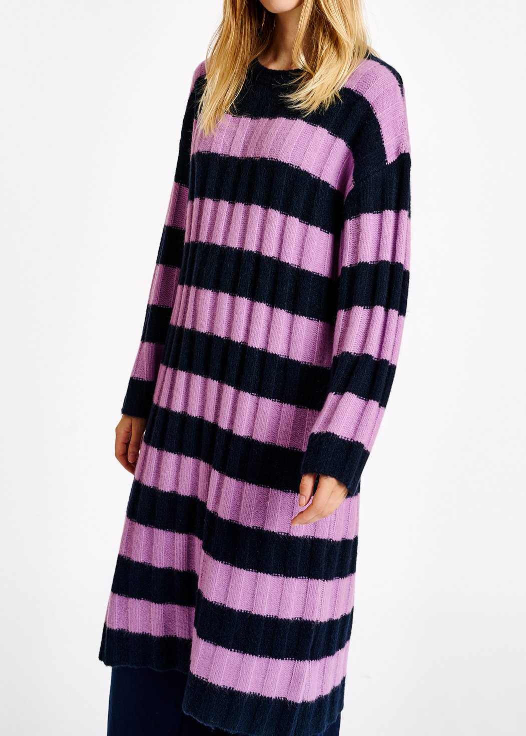 Astripes long jurk RE—SSENTIEL tweedehands photo 6