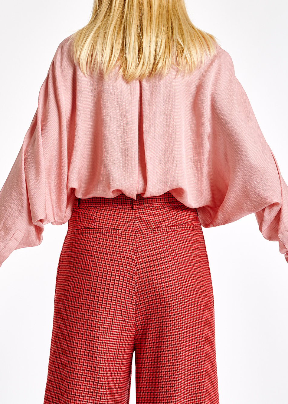 Roze oversized hemd RE—SSENTIEL tweedehands photo 4