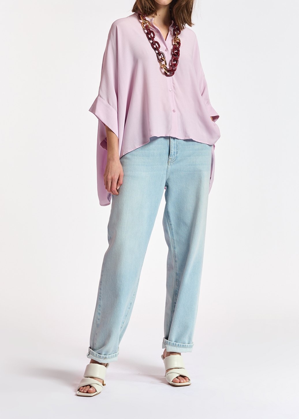 Top oversize lilas RE—SSENTIEL seconde main photo 5