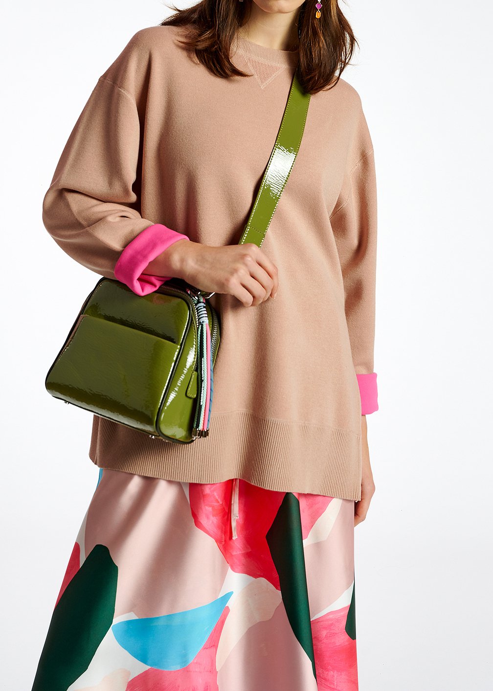 Vintage roze trui met boxy snit RE—SSENTIEL tweedehands photo 6