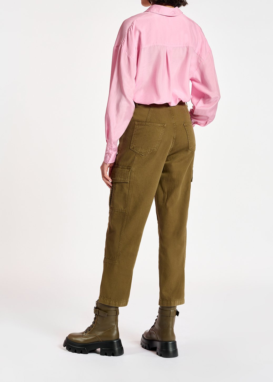 Lichtroze zijden blouse RE—SSENTIEL tweedehands photo 7