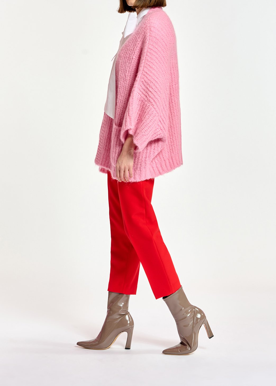 Roze cardigan met boxy snit RE—SSENTIEL tweedehands photo 7