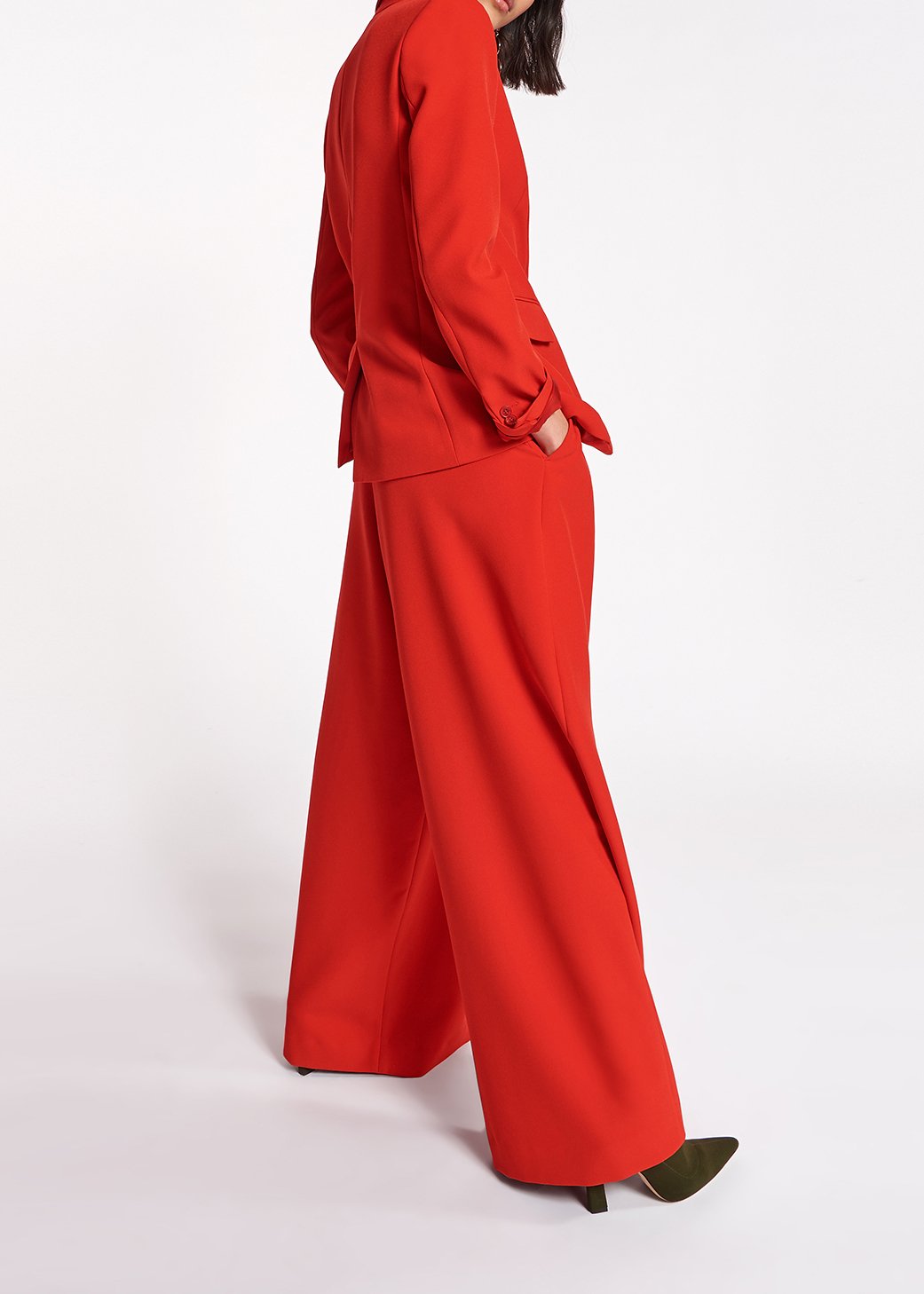 Veste rouge à  coupe ajustée RE—SSENTIEL seconde main photo 7