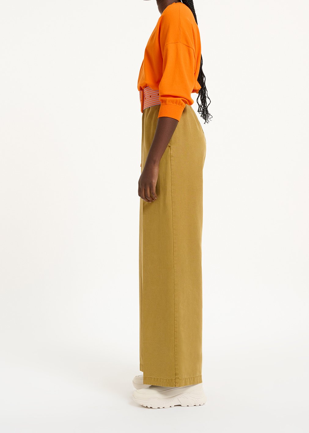Oranje trui met aansluitende taille RE—SSENTIEL tweedehands photo 5