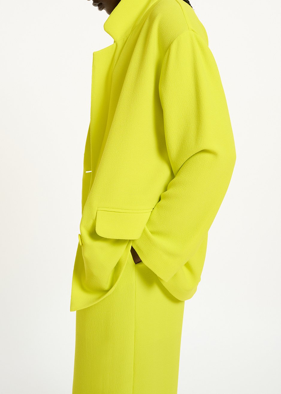 Gele blazer met dubbele knopenrij RE—SSENTIEL tweedehands photo 5