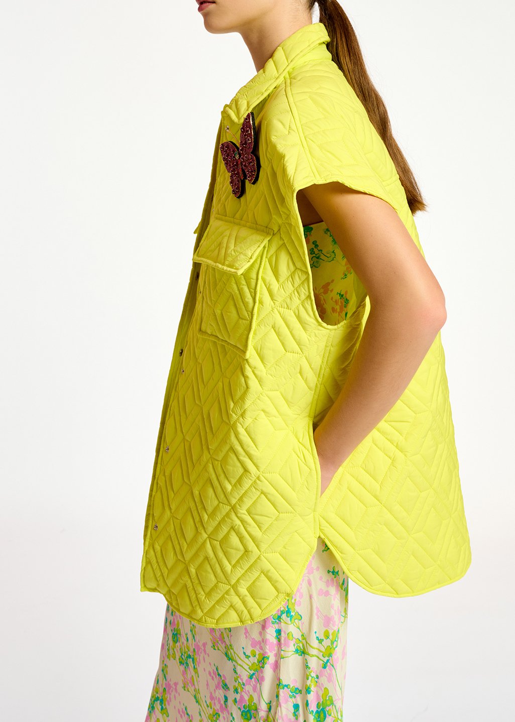 Veste matelassée jaune RE—SSENTIEL seconde main photo 6
