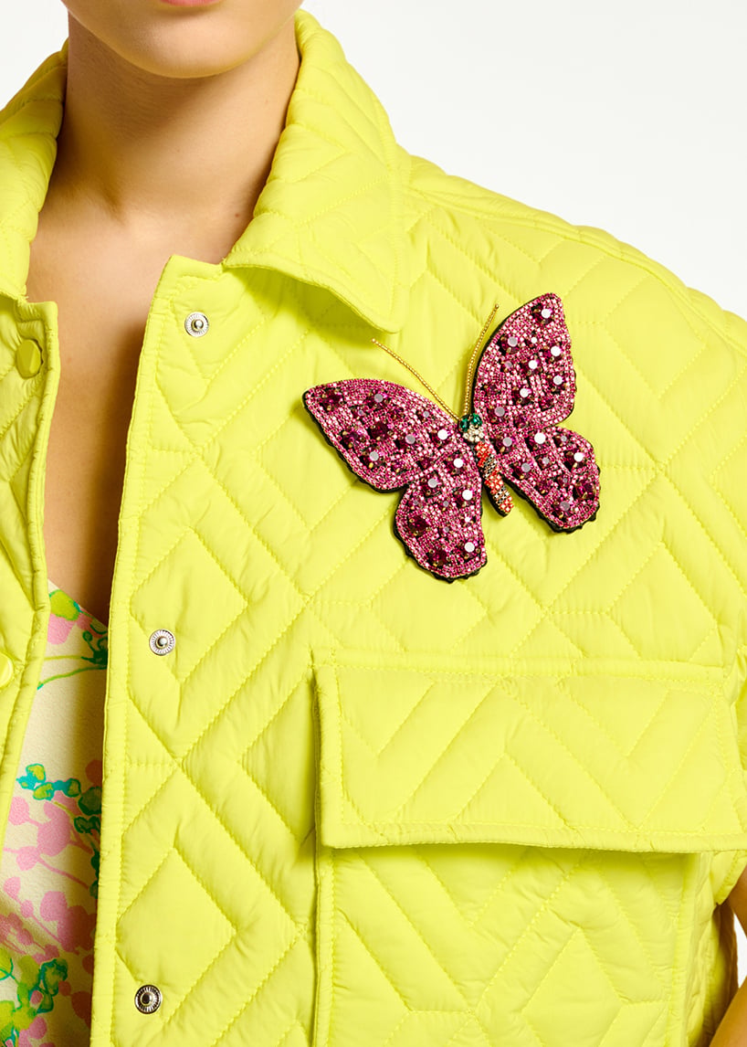 Veste matelassée jaune RE—SSENTIEL seconde main photo 7