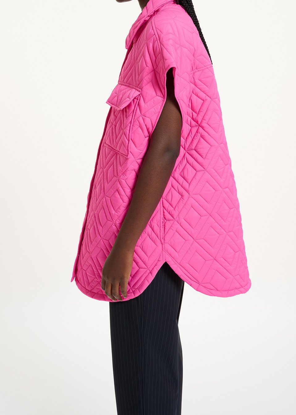 Veste matelassée fuchsia RE—SSENTIEL seconde main photo 7