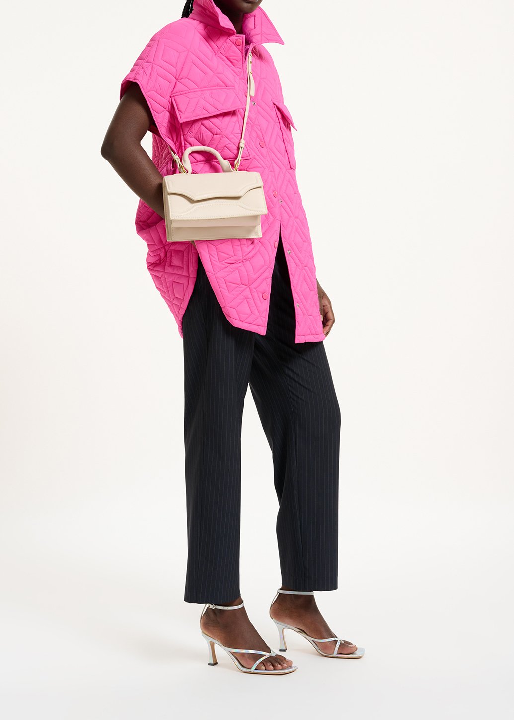 Veste matelassée fuchsia RE—SSENTIEL seconde main photo 8