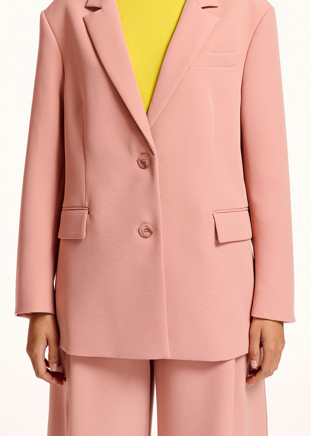 Blazer oversize en vieux rose RE—SSENTIEL seconde main photo 5