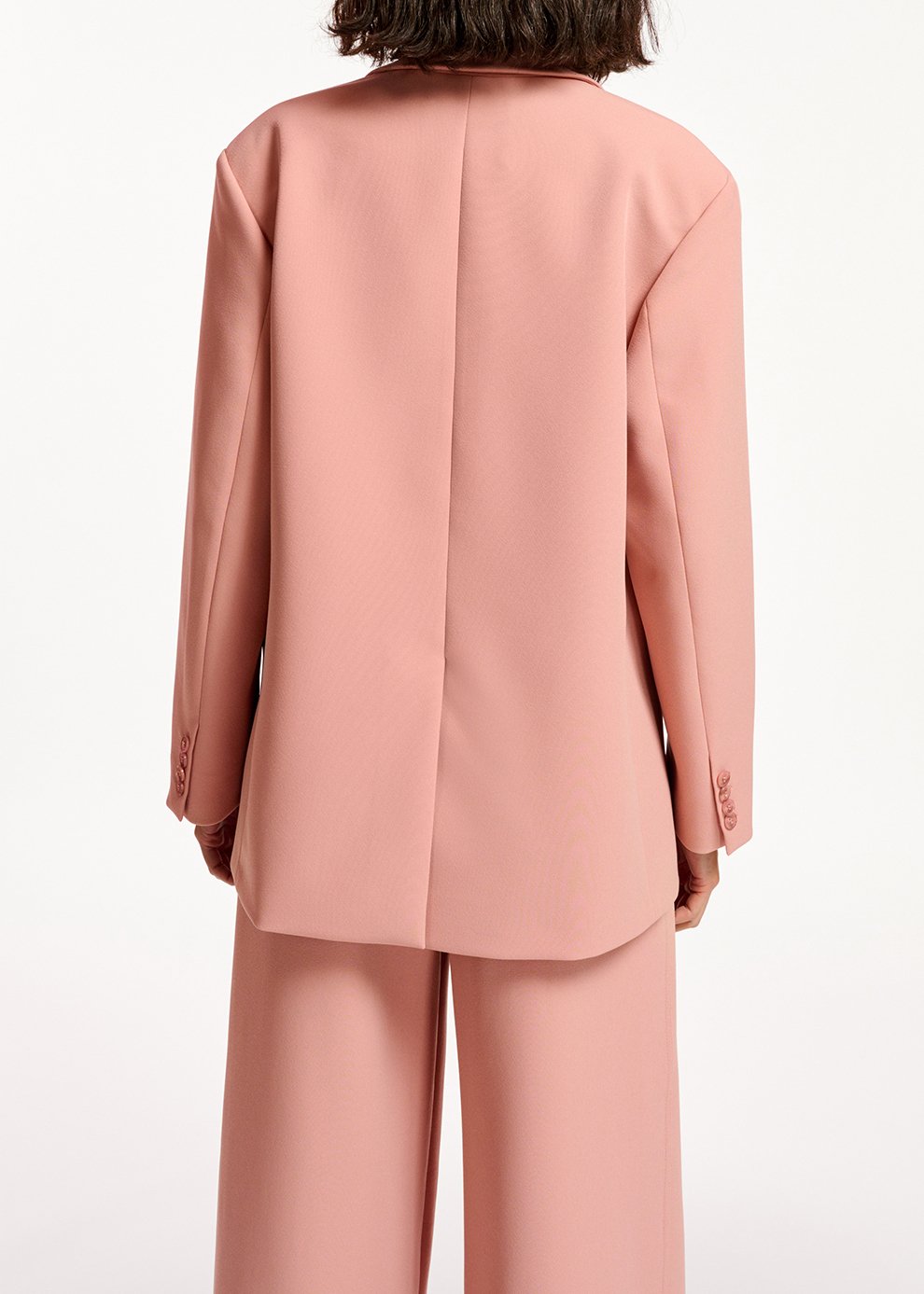 Blazer oversize en vieux rose RE—SSENTIEL seconde main photo 7