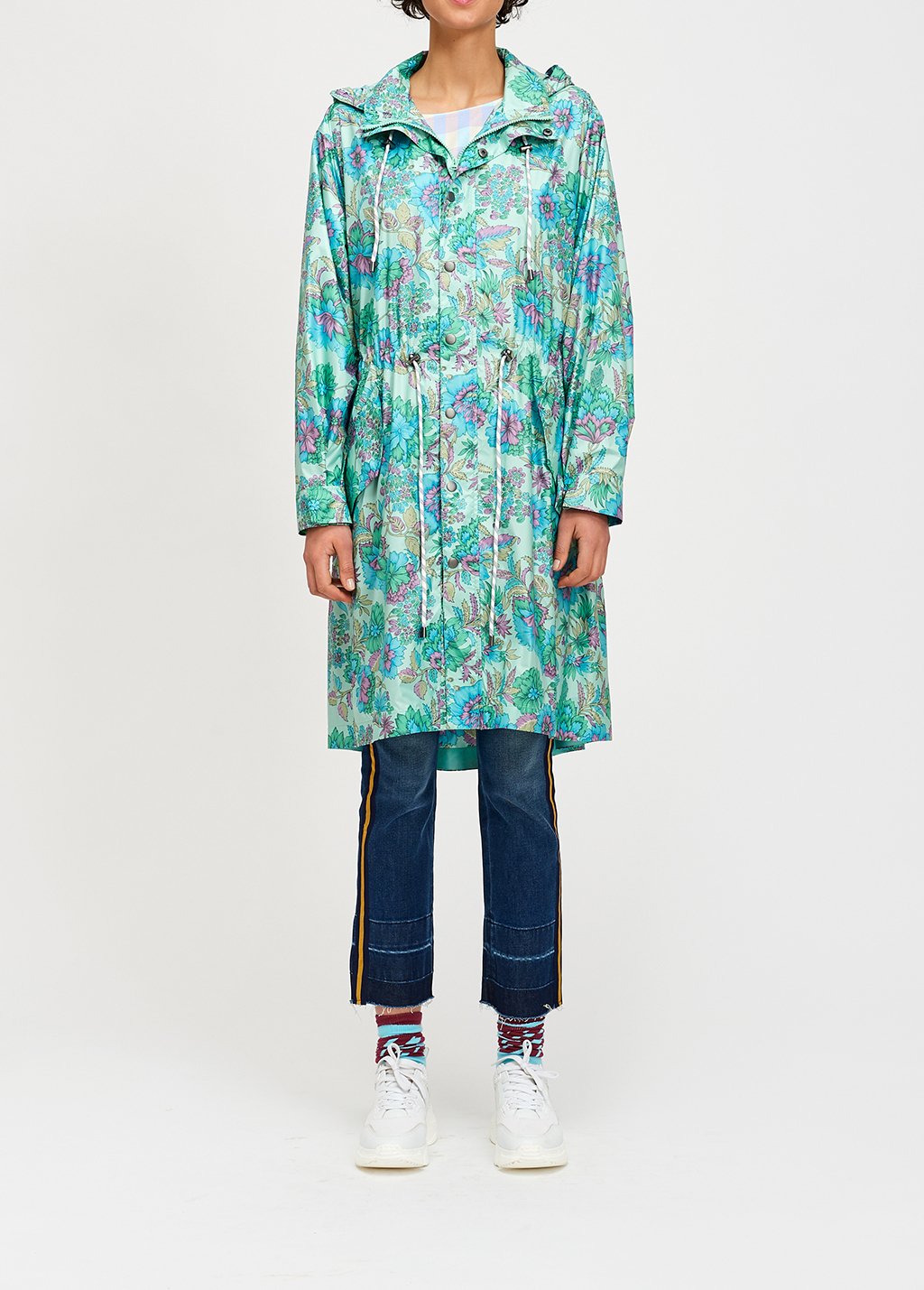 Yellow spring rain jacket RE—SSENTIEL second-hand photo 5