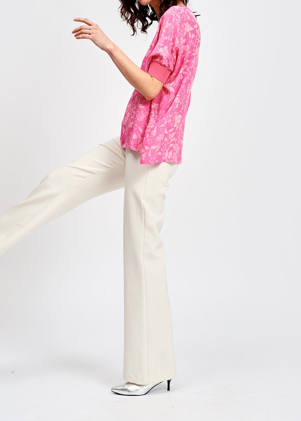Off white classic trousers RE—SSENTIEL second-hand photo 5