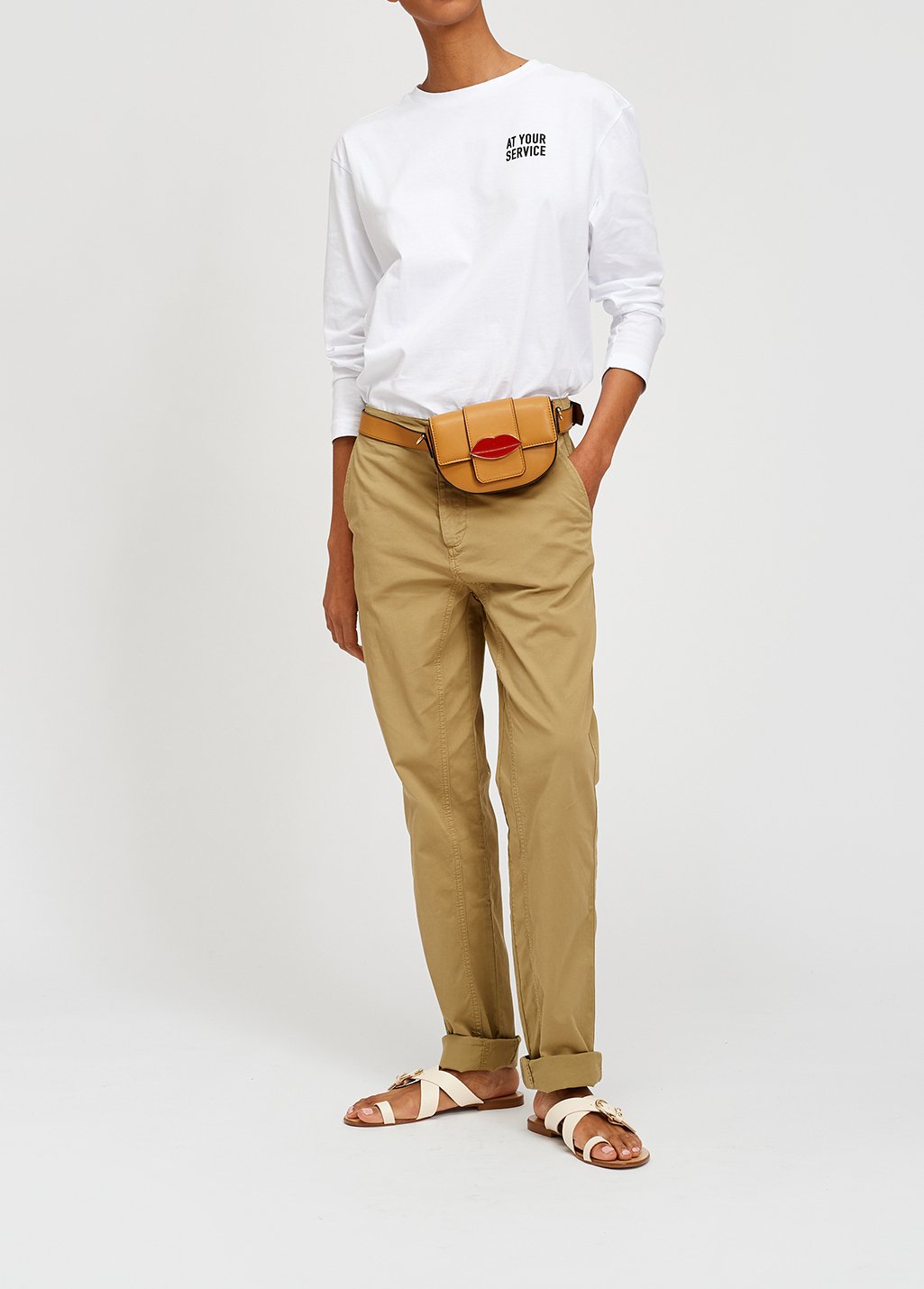 Beige chino RE—SSENTIEL tweedehands photo 8