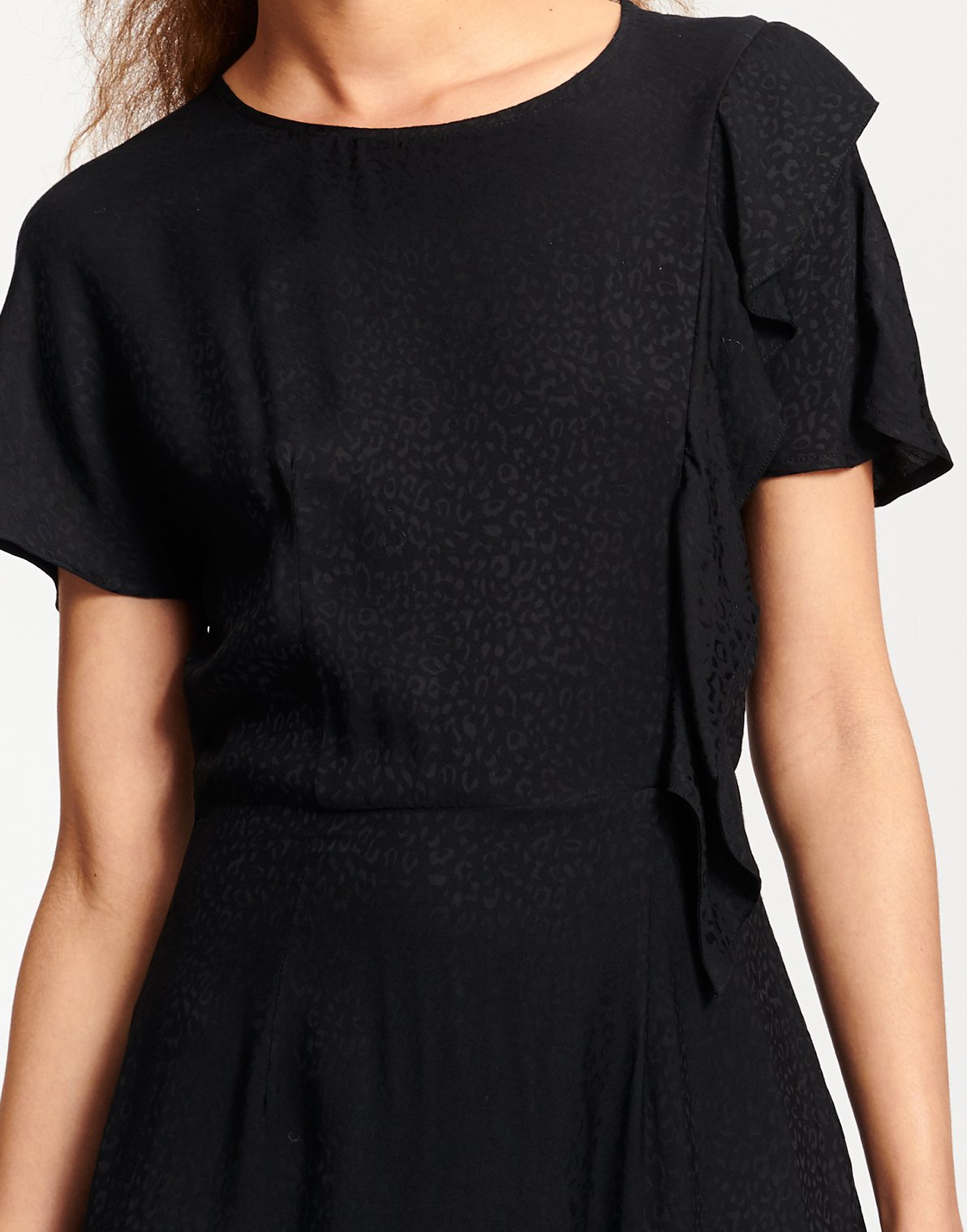 Draped midi dress RE—SSENTIEL second-hand photo 8