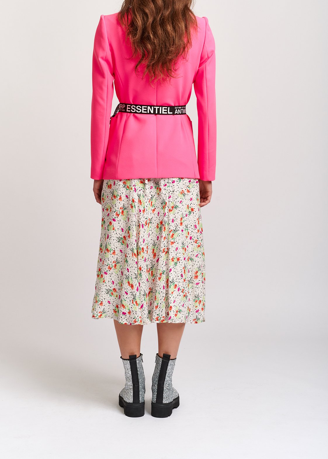 Veste cintrée rose fluo RE—SSENTIEL seconde main photo 7