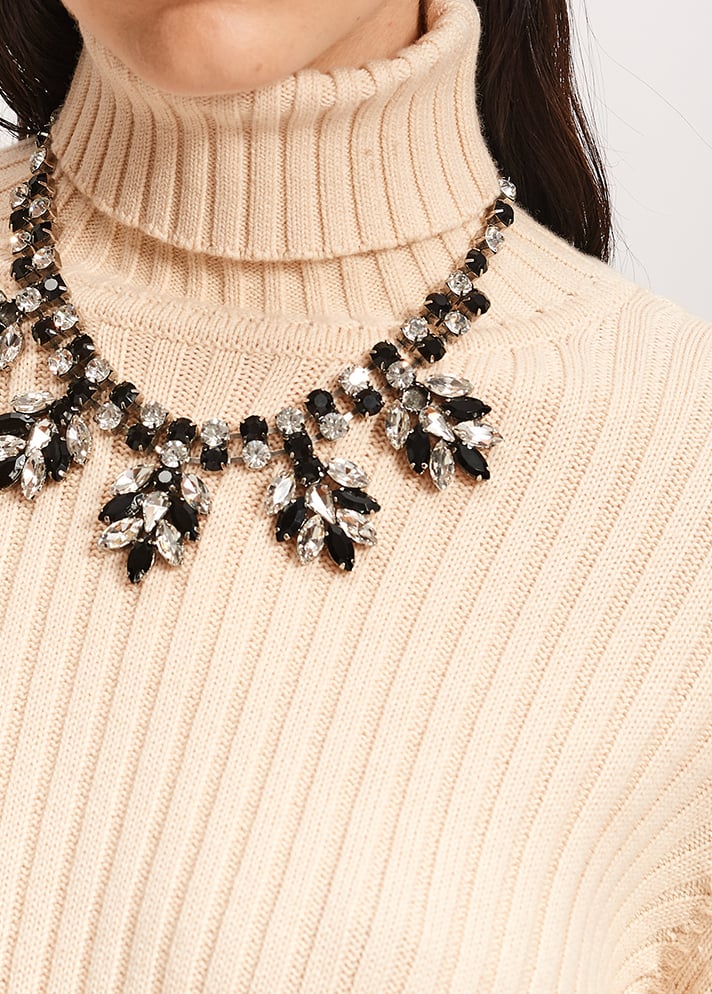 Off-white cotton and wool-blend turtleneck sweater RE—SSENTIEL second-hand photo 5