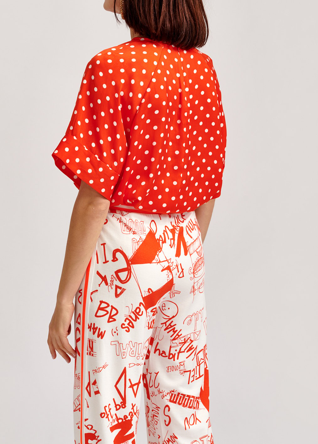 Red polka dot top RE—SSENTIEL second-hand photo 5