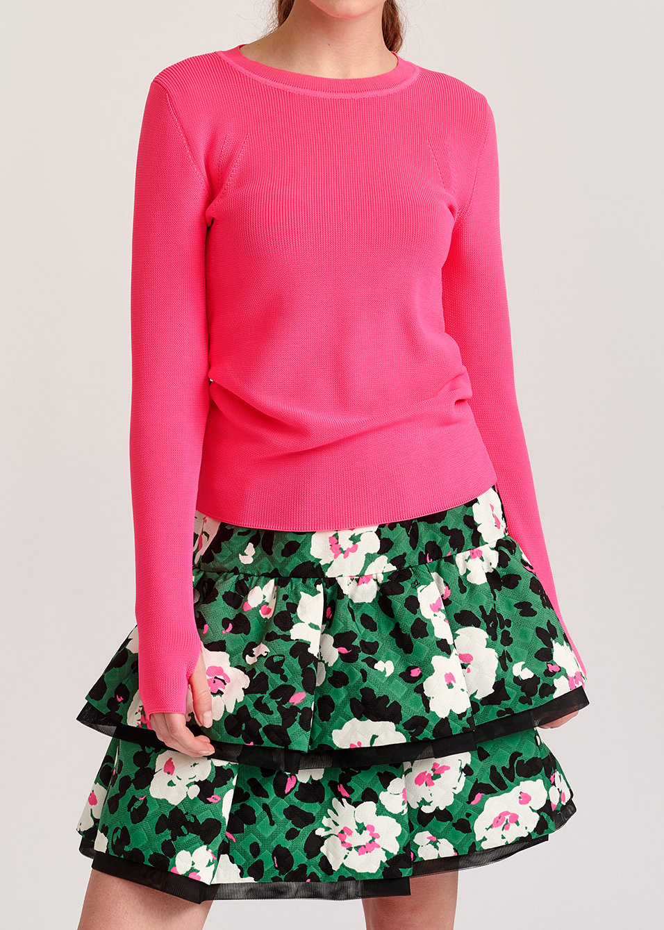 Pull rose fluo RE—SSENTIEL seconde main photo 4