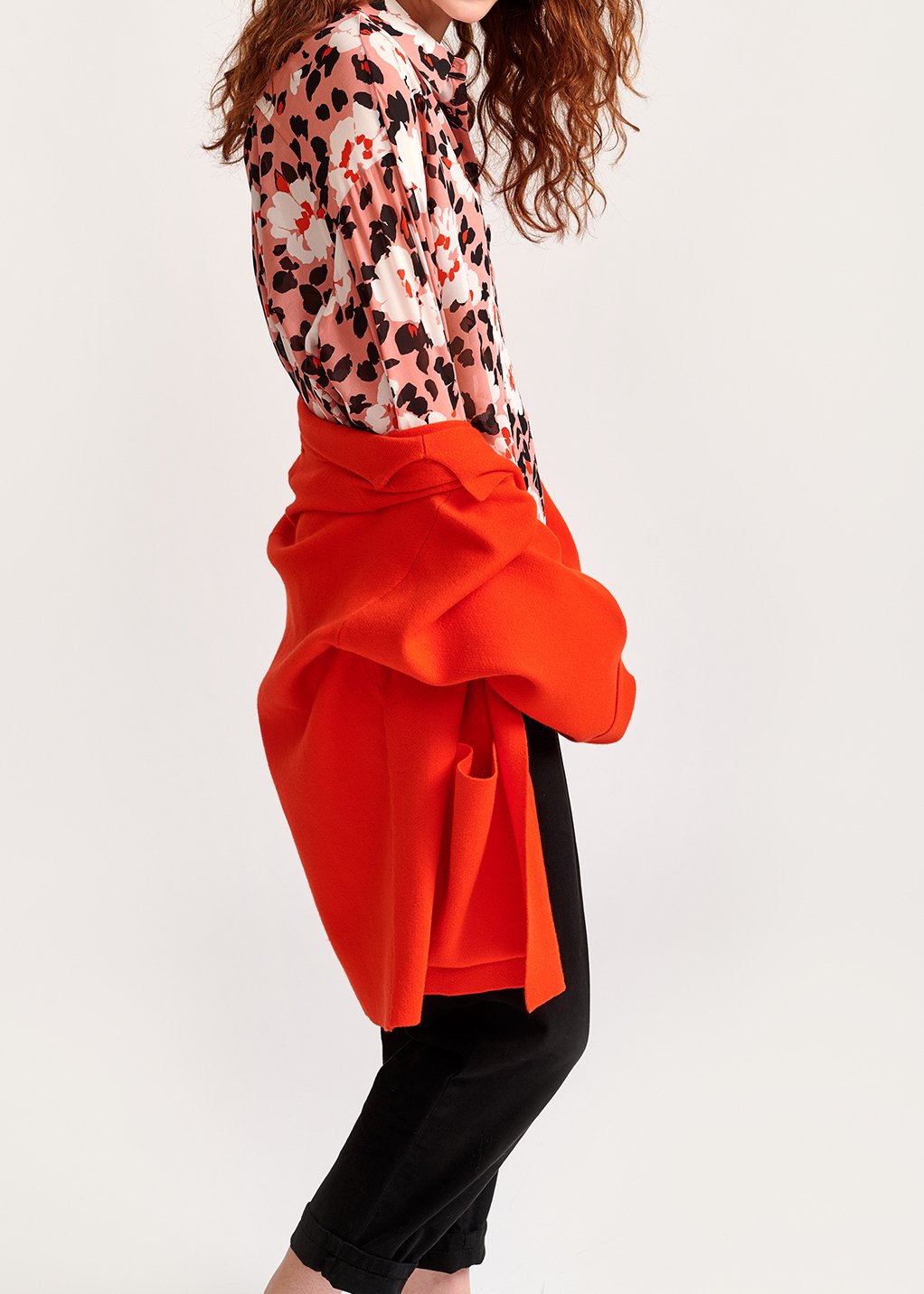 Roze hemd met bloemenprint RE—SSENTIEL tweedehands photo 5