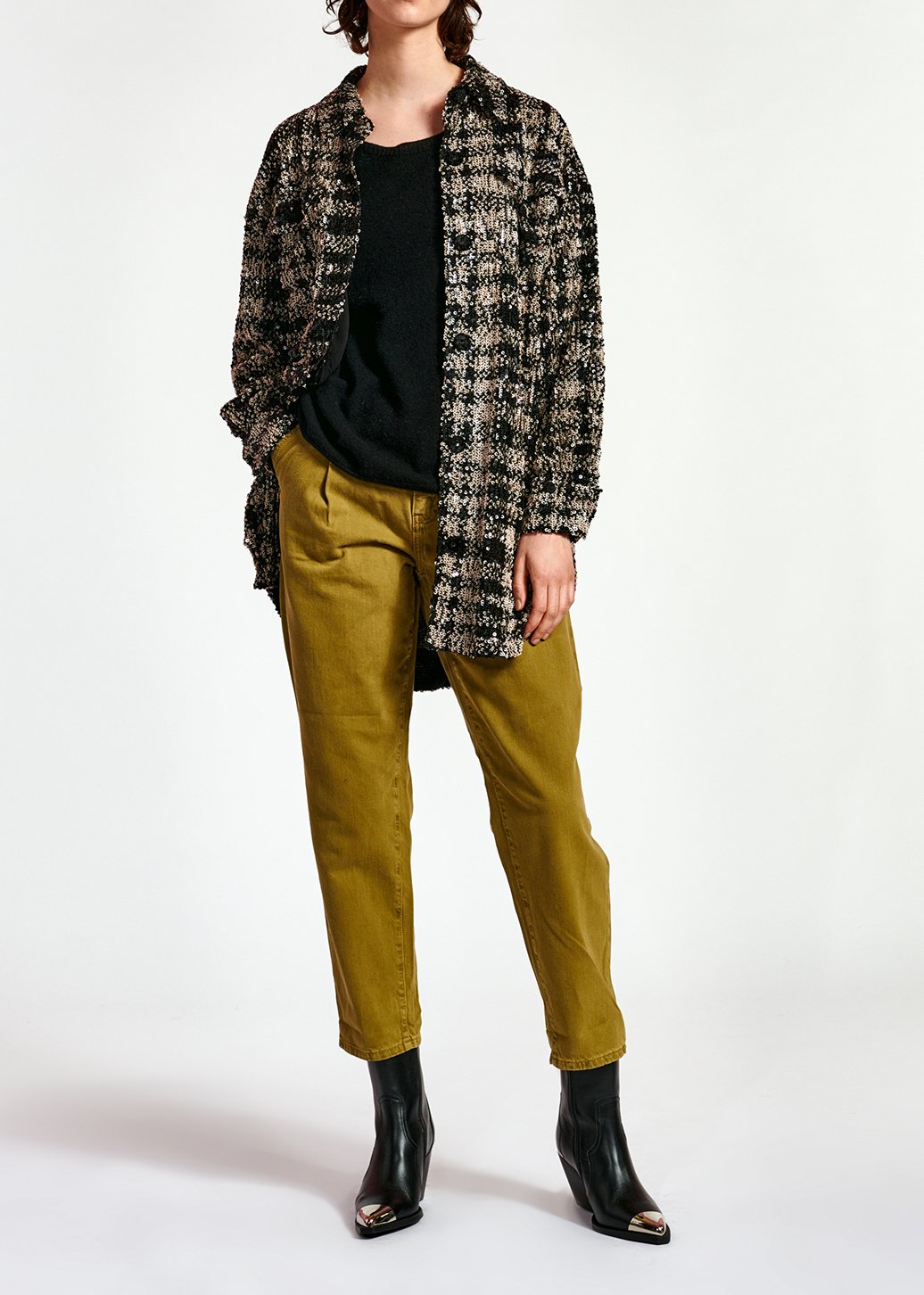 Colour denim pants RE—SSENTIEL second-hand photo 8