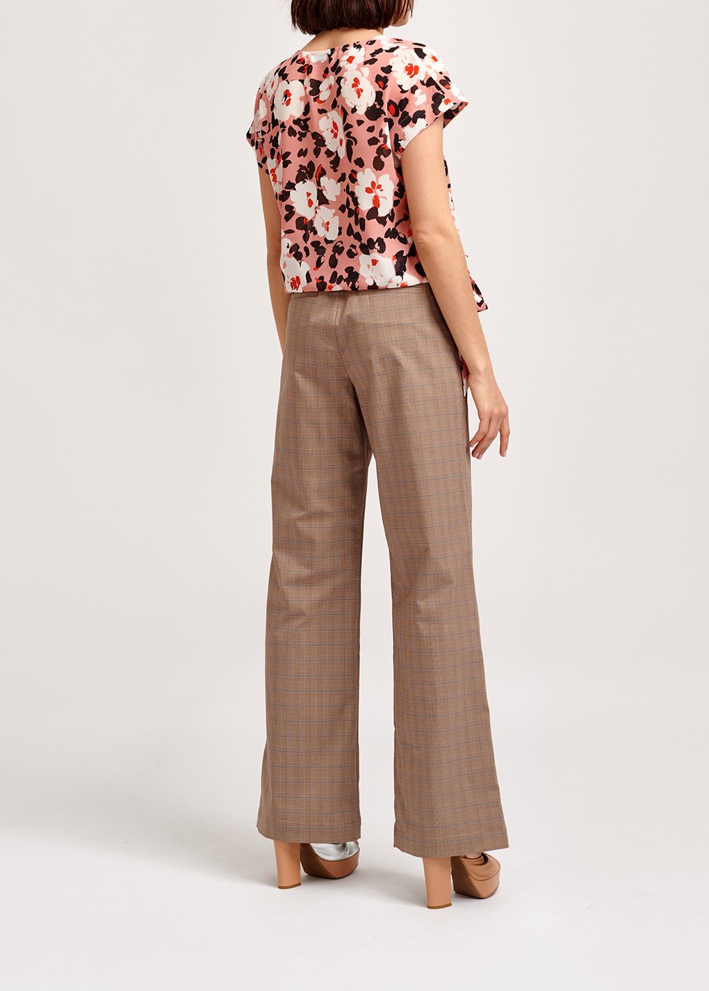 Pink floral-print top RE—SSENTIEL second-hand photo 7
