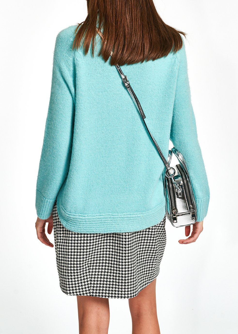Pull en tricot bleu RE—SSENTIEL seconde main photo 5