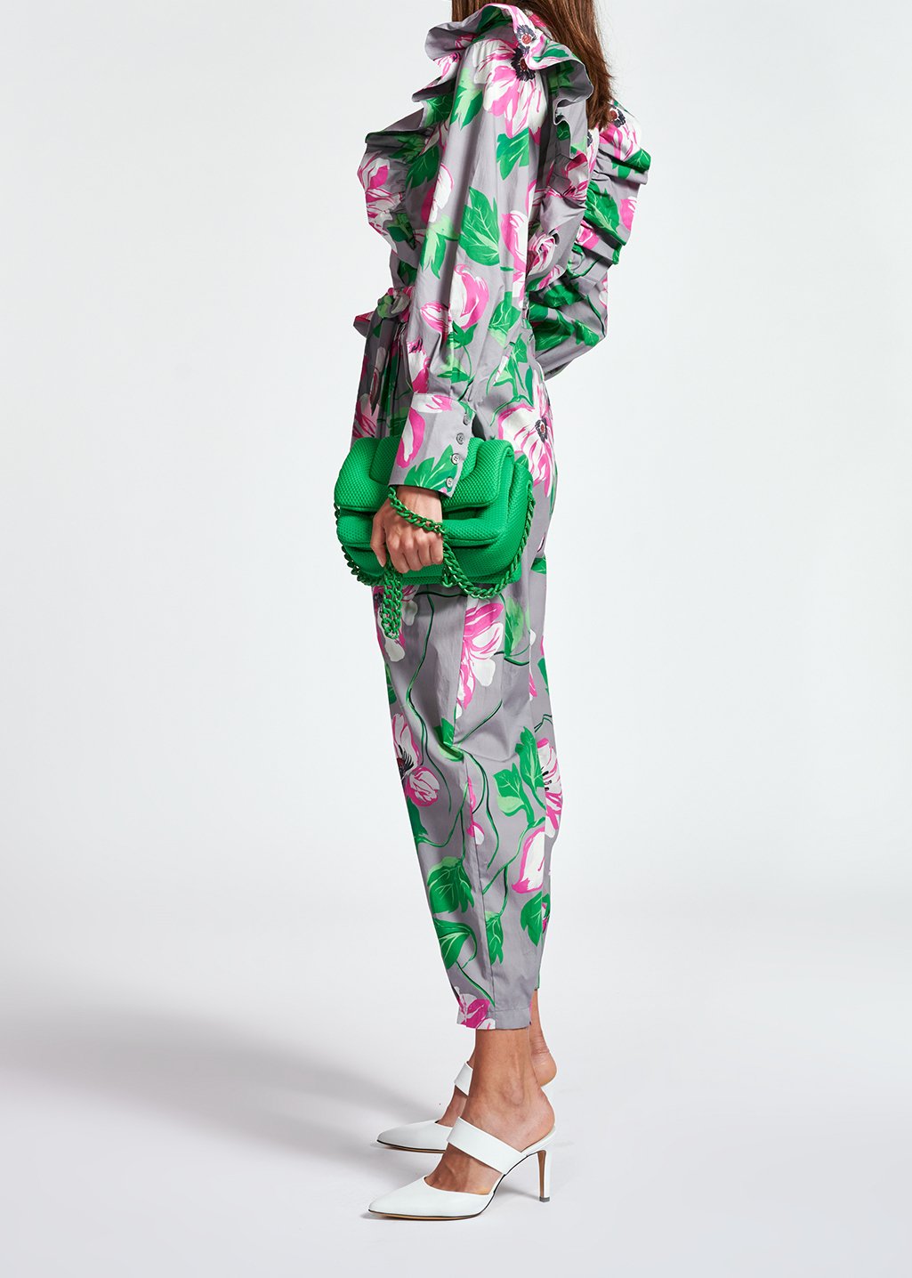 Ruggle sleeve jumpsuit RE—SSENTIEL second-hand photo 5