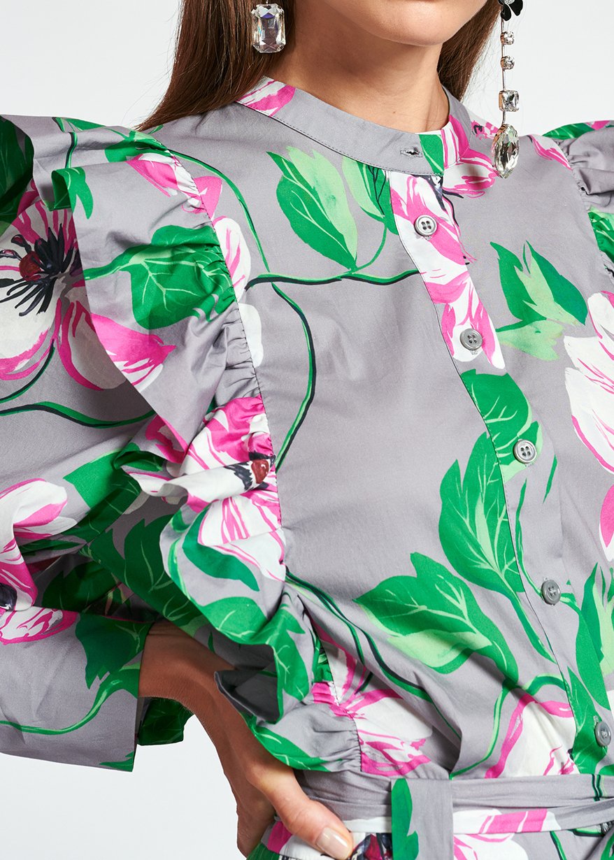 Ruggle sleeve jumpsuit RE—SSENTIEL second-hand photo 6