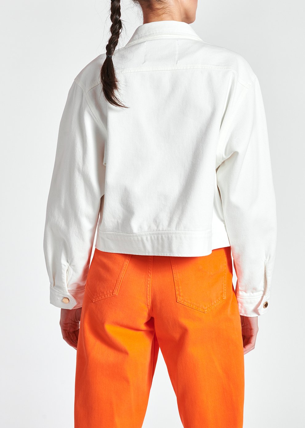 Wit jeansjasje RE—SSENTIEL tweedehands photo 5
