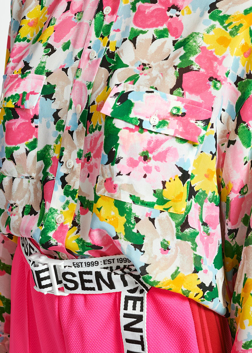Chemise à  imprimé fleuri RE—SSENTIEL seconde main photo 4