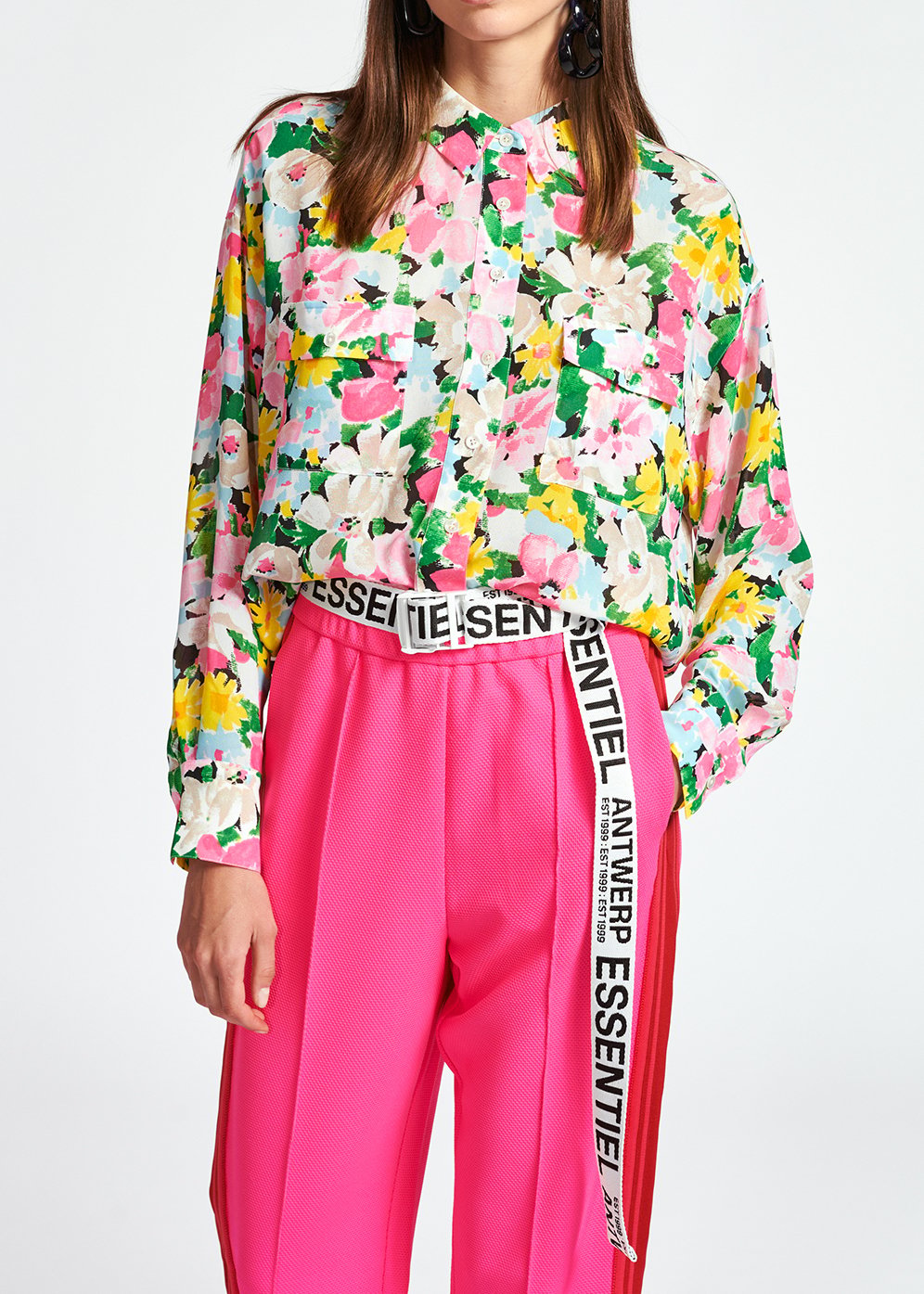 Chemise à  imprimé fleuri RE—SSENTIEL seconde main photo 6