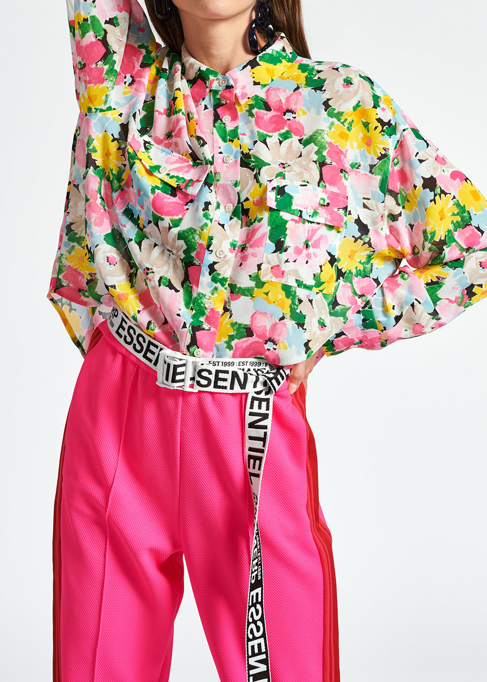 Chemise à  imprimé fleuri RE—SSENTIEL seconde main photo 8