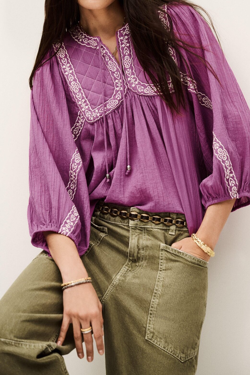 BLOUSE PRAVEEN Ba-sh seconde main photo 4