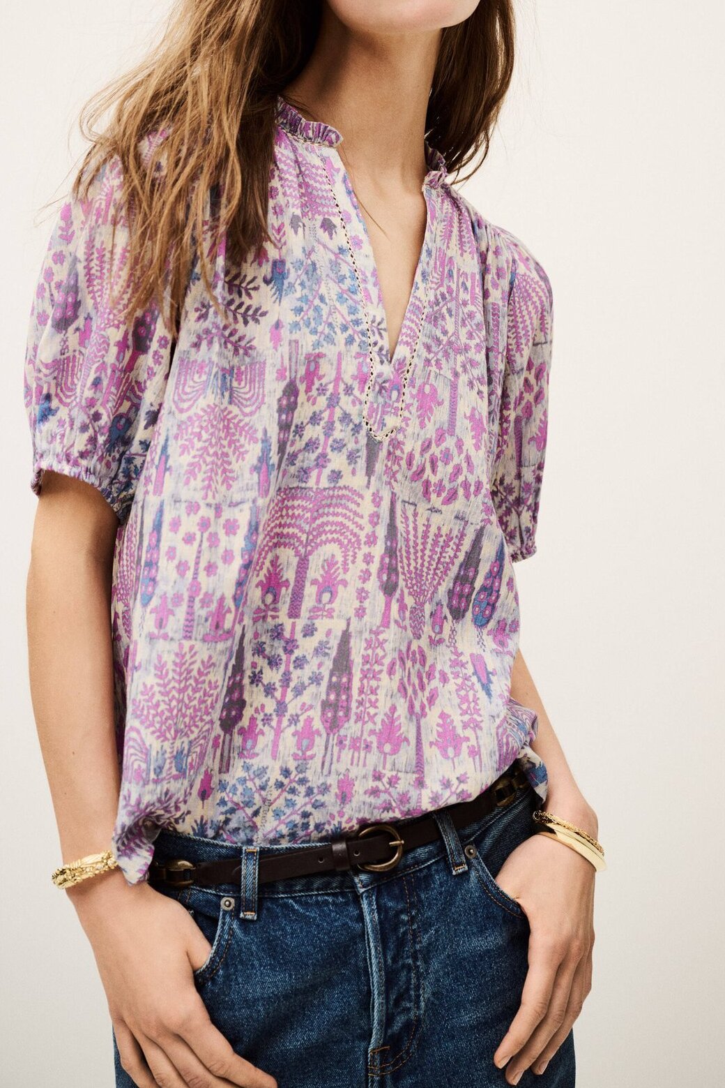 PUEBLO BLOUSE Ba-sh second-hand photo 3