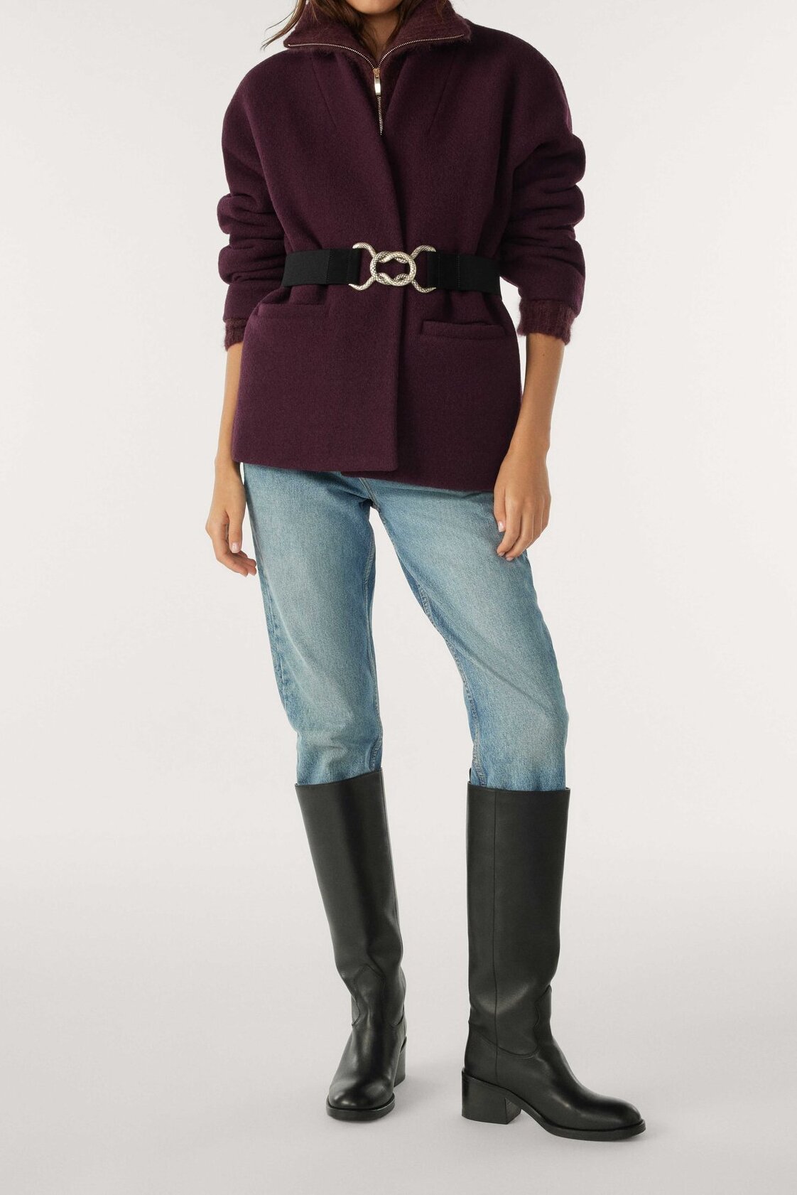 MANTEAU CAROLE Ba-sh seconde main photo 3