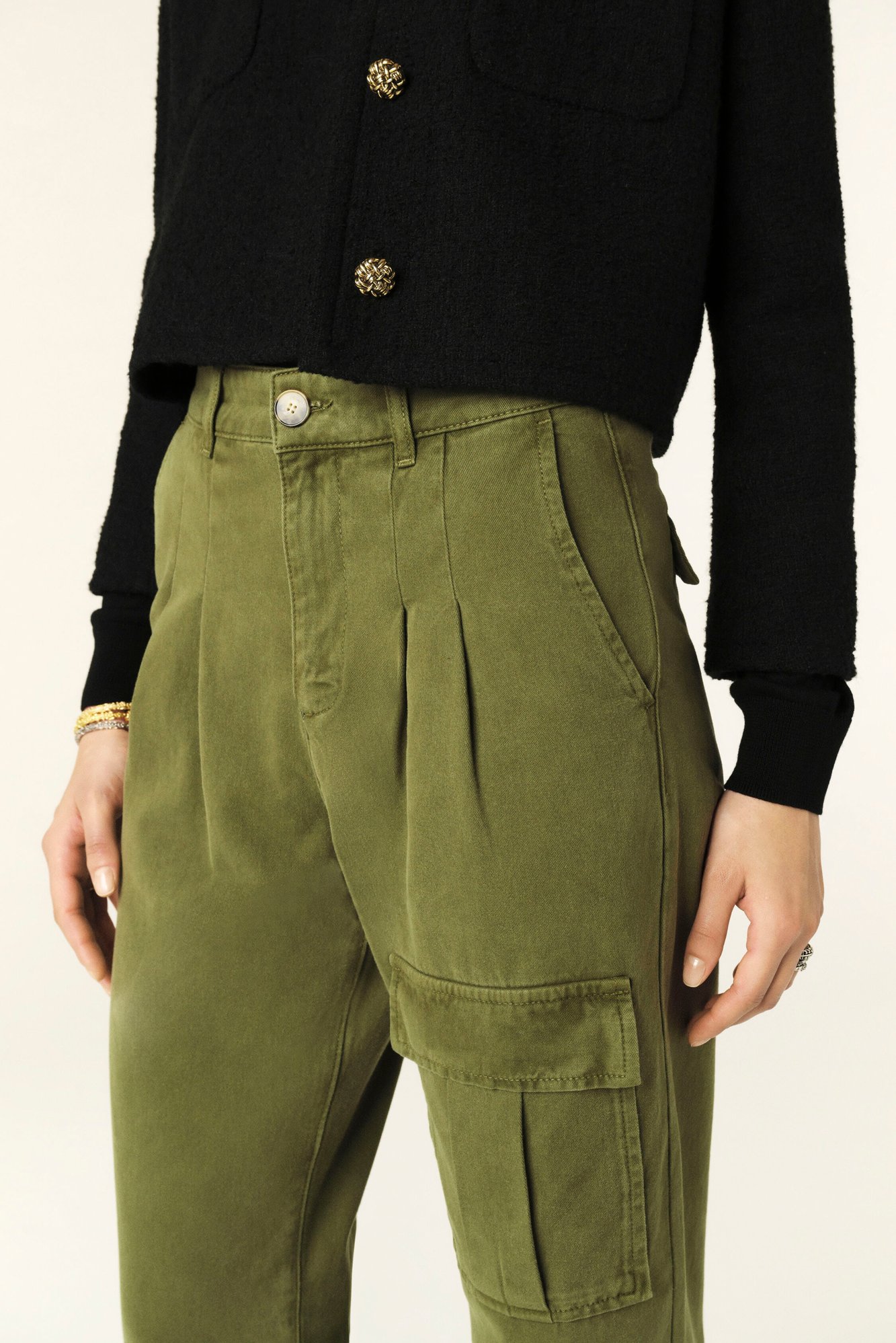 Kastanienbraune Hose Ba-sh Second-Hand photo 5
