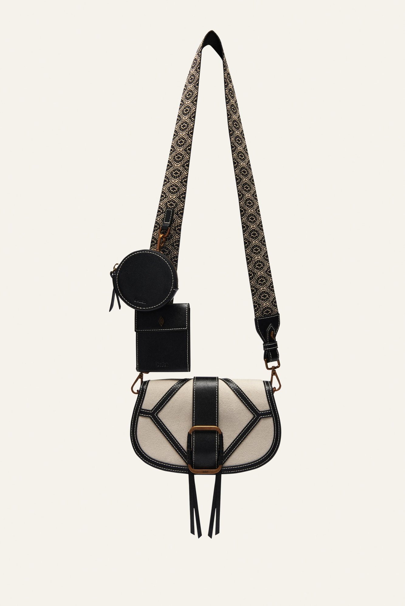 SAC LIN CUIR TEDDY TECHBAG Ba-sh seconde main photo 1