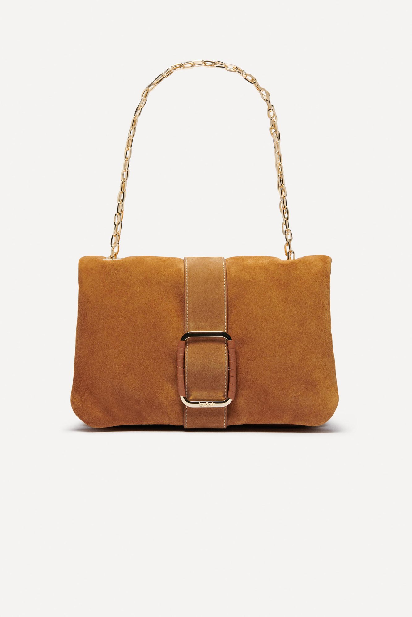 M TEDDY-PUFFTASCHE AUS WILDLEDER Ba-sh Second-Hand photo 1