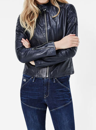 Slim Leather Jacket G-star seconde main photo 1