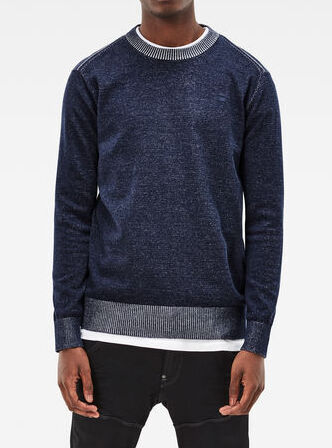 Core Plated Knit Regular Fit Pullover G-star Second-Hand photo 3