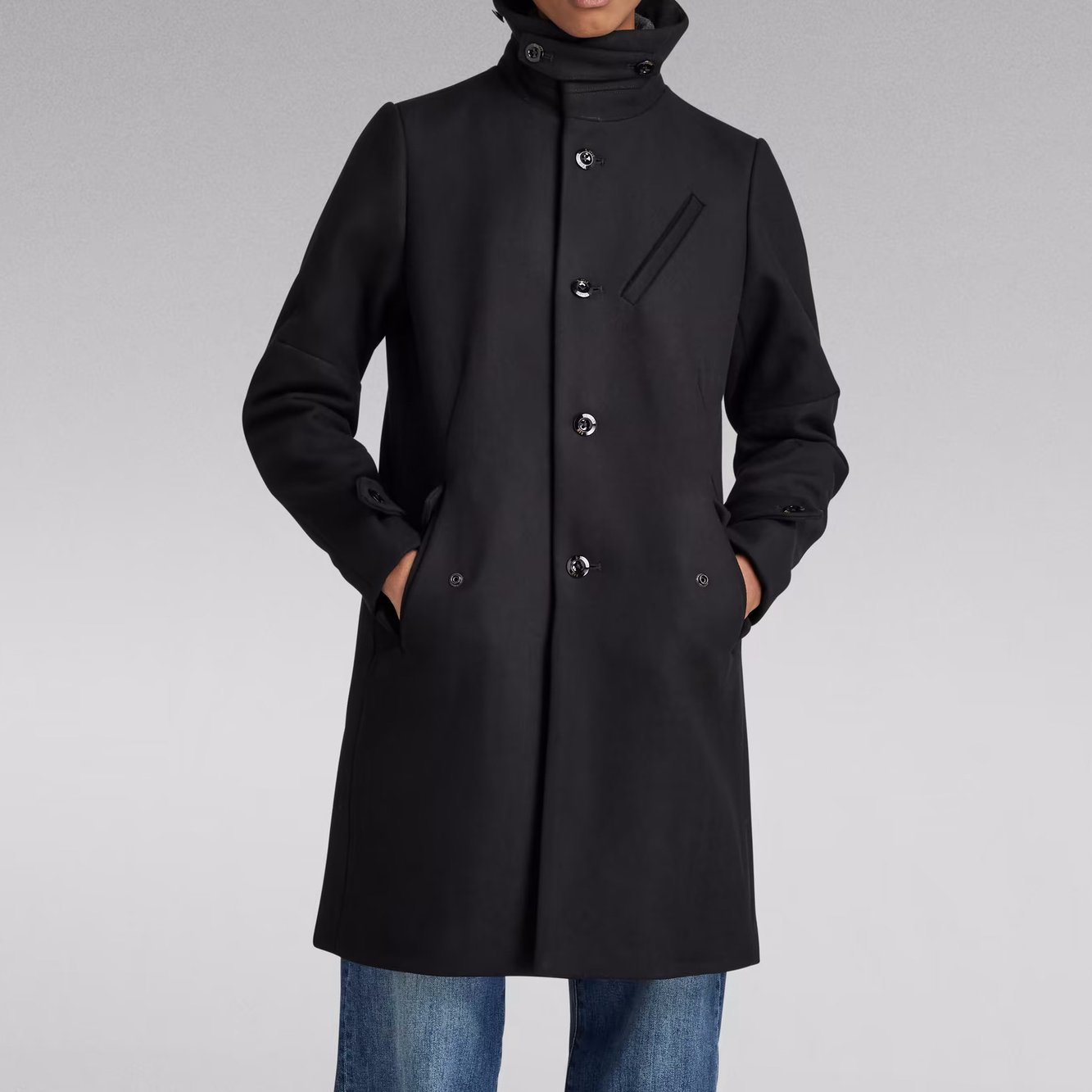 Empral Wool Trenchcoat G-star Second-Hand photo 3