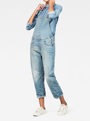 Midge Saddle Boyfriend Denim Overalls G-star Second-Hand photo 3