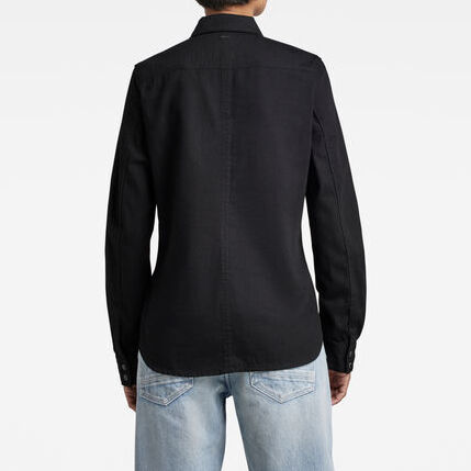 3301 Black Denim Shirt G-star tweedehands photo 4